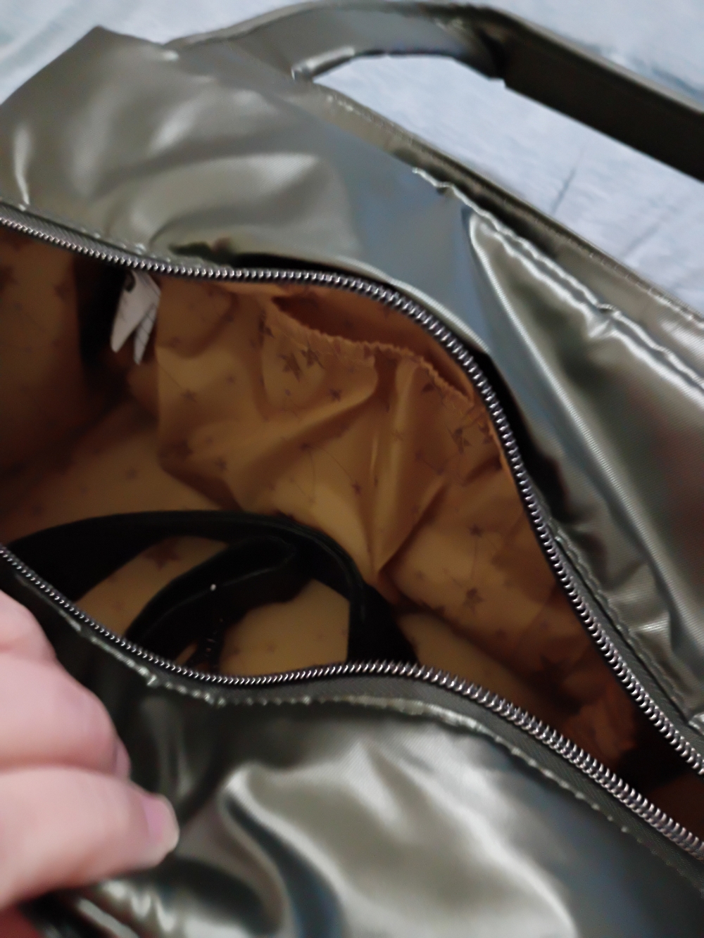 Lug Quilted Medium Satchel Crossbody - Rumble - Picture 8 of 16